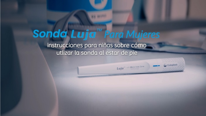 This is the how to guide for girls using Luja™ female (Spanish)
