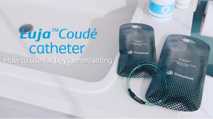 This how to guide is for boys in a wheelchair using Luja™ Coudé.